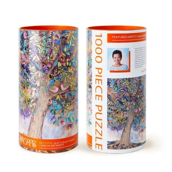 Illumination Tree 1000 Piece Gold Foil Puzzle - Picture 9 of 9